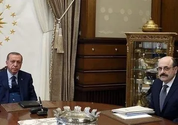 Başkan Erdoğan YÖK Başkanı'nı kabul etti