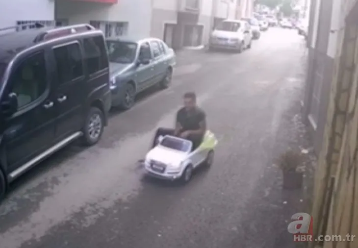Sivas’ta tuhaf hırsızlık! Akülü çocuk arabasını taşıyamayınca bakın ne yaptı?