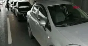 TEM kaza! Yol trafiğe kapandı
