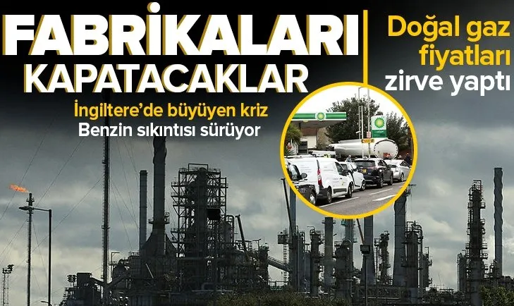 İngiltere’de enerji ve kaynak sıkıntısı sonrası fabrikalar kapanabilir! Hükümet yardım taahhüdünde bulunmadı