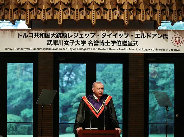 Son dakika: Başkan Erdoğan'a Japonya'da fahri doktora verildi - 3