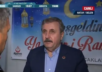 Büyük Birlik Partisi Genel Başkanı Mustafa Destici: Devletimiz büyük gerekeni yapmakta