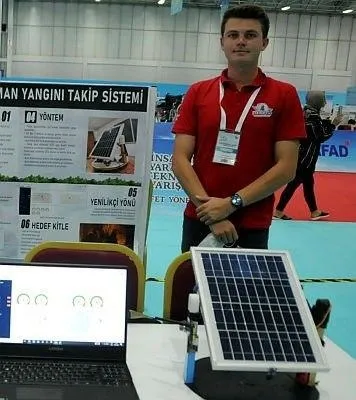 Elazığ depreminden ilham aldılar! TEKNOFEST'e katılan öğrencilerden orman yangınlarına sensörlü çözüm