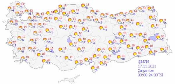 1636731315843.png Meteoroloji gün verip uyardı! Kuvvetli sağanak yağış geliyor! İstanbul Ankara İzmir'de bu hafta hava durumu nasıl olacak? - 12