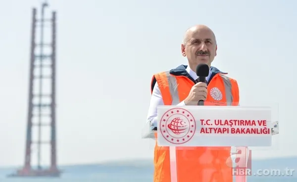 1915 Çanakkale Köprüsü'nün 318 metrelik çelik kuleleri tamamlandı 10