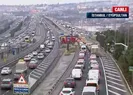 İstanbul trafiğinde yoğunluk