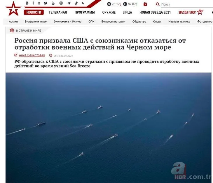 Rus savaş gemisi ve jetleri İngiliz donanmasına ait gemiye ateş açtı