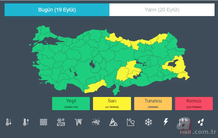 Meteoroloji’den 4 bölge için kuvvetli yağış ve fırtına alarmı! İstanbul’da poyraz sert esecek: Gece soğuğu kapıda! İşte uyarı verilen iller… 12