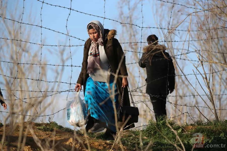 Avrupa'da mülteci korkusu! Tel çitleri keserek Yunanistan'a ulaştılar 2