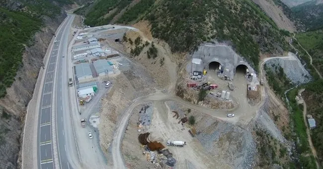 Avrupa'da birinci dünyada ikinci olacak! Zigana tünelinde hummalı çalışma - 4