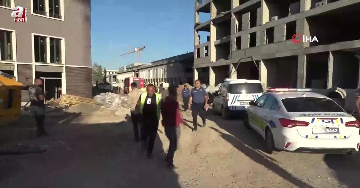 Malatya'da çarşı inşaatında göçük: 1 yaralı