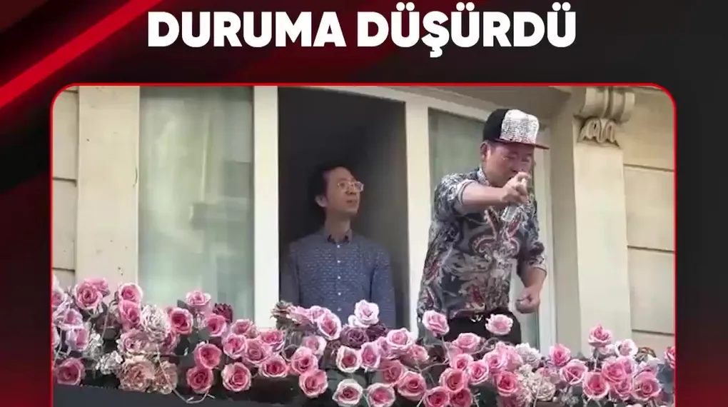 KENDİNİ KOMİK DURUMA DÜŞÜRDÜ