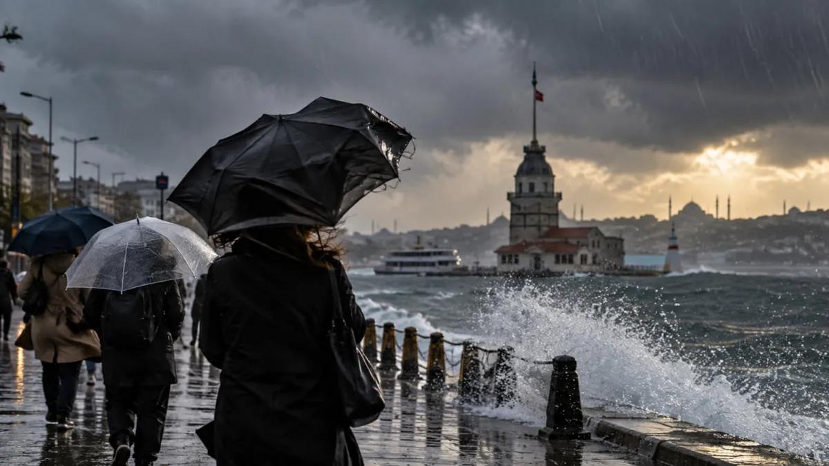 İstanbul dahil 14 il için sarı alarm! Meteoroloji uyardı: Rüzgar 60 km/saat olacak