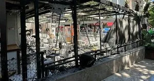 Manisa’da bir kafede çıkan yangın söndürüldü