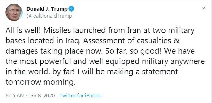 Trump'tan İran'ın saldırısı hakkında ilk açıklama - 1