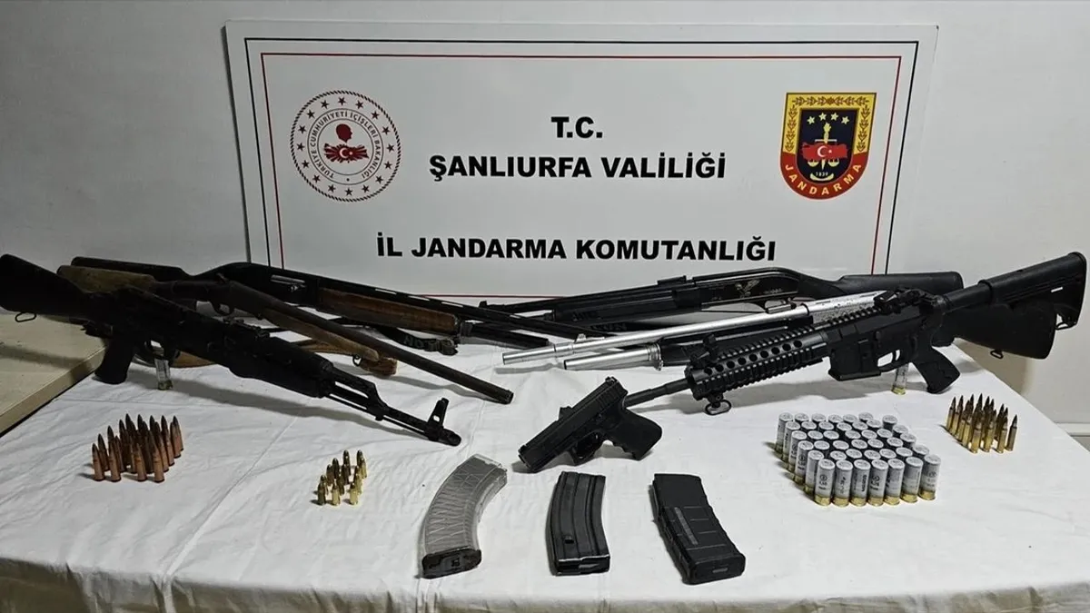 Şanlıurfa'da silah kaçakçılığı operasyonu! 2 şüpheli yakalandı