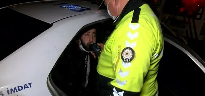 İstanbul’da alkollü sürücü yakalanınca tehdit etti: Sizin yanınıza bırakmayacağım