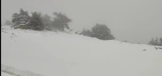 Muğla’da kar yağışı başladı