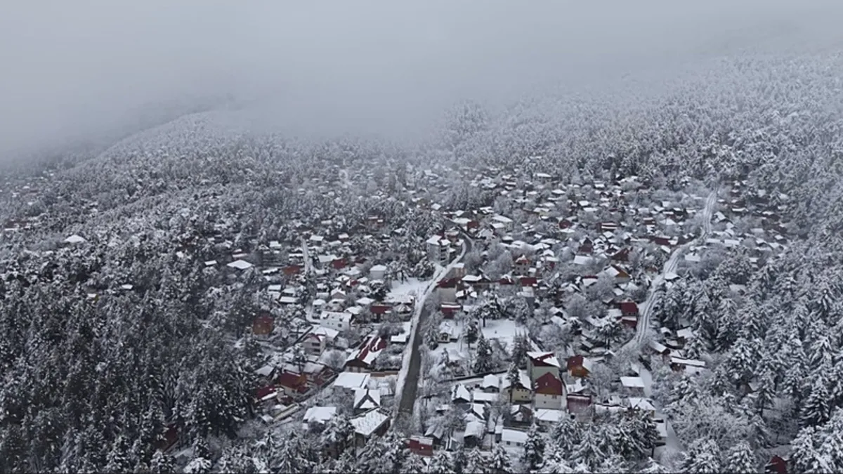 Amanos eteklerinde kış masalı: Zorkun Yaylası'nda kar güzelliği
