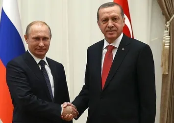 Cumhurbaşkanı Erdoğan ve Vladimir Putin görüştü