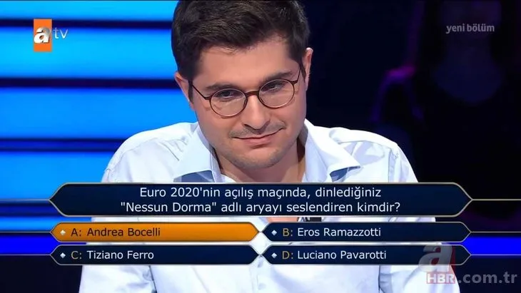 Milyoner'e damga vuran yarışmacı: Bu soruda elenmek marifet ister! ''Onur öğrencisi olarak mezun oldum'' dedi ama...