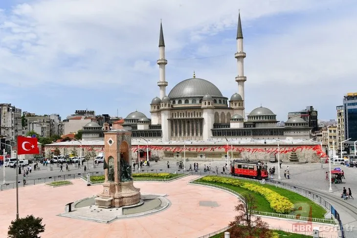 Taksim Camisi bugün açılıyor! Türkiye ve dünyada sayılı uygulama