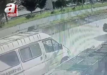 Samsun'da feci kaza kamerada