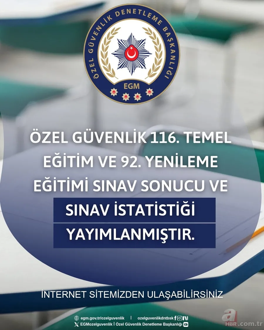 ÖGG sınav sonuçları açıklandı 2025: 116. Temel Eğitim ve 92. Yenileme sonuçları erişime açıldı 2