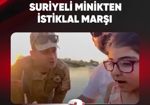 SURİYELİ MİNİKTEN İSTİKLAL MARŞI