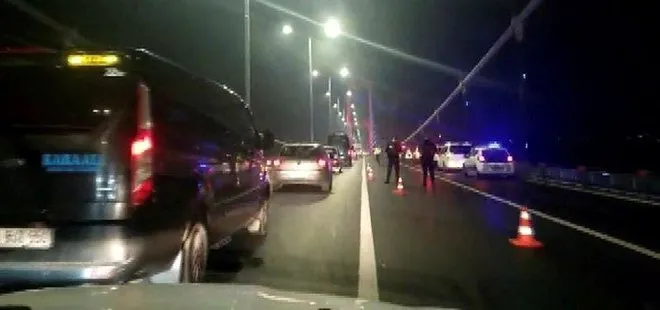 Son dakika: 15 Temmuz Şehitler Köprüsü’nde intihar girişimi!