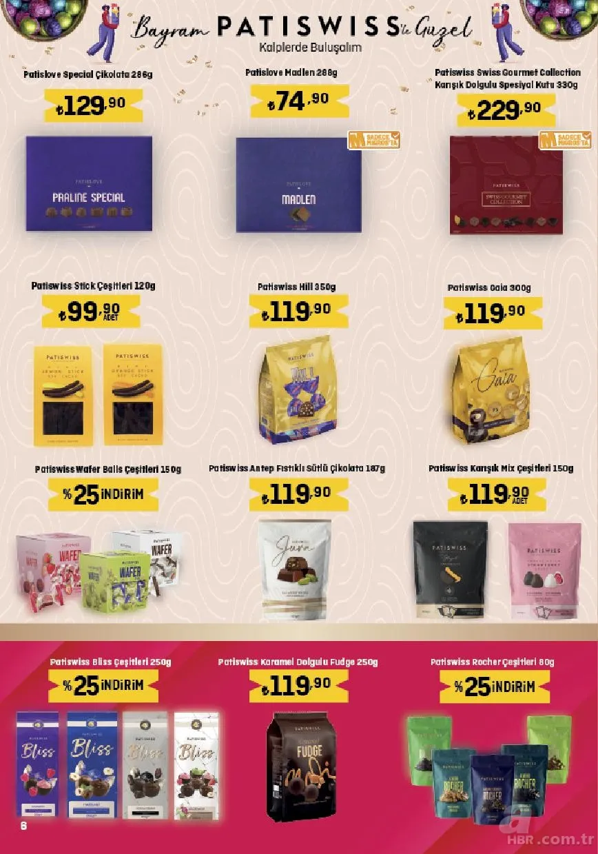 Migros bayrama özel indirim kataloğu yayınladı! 10 Nisan itibari ile bayram şekeri, çikolata ve hediyeliklerde sürpriz fiyat geliyor 23