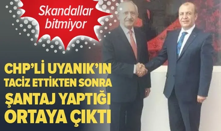 CHP’de cinsel taciz skandalları bitmiyor! Bitlis İl Başkanı Veysi Uyanık bir de şantaj yapmış
