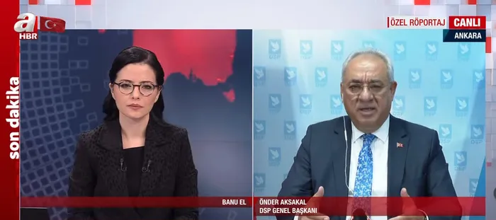 DSP Cumhur İttifakı’na katılacak mı? DSP Genel Başkanı Önder Aksakal A Haber’de açıkladı