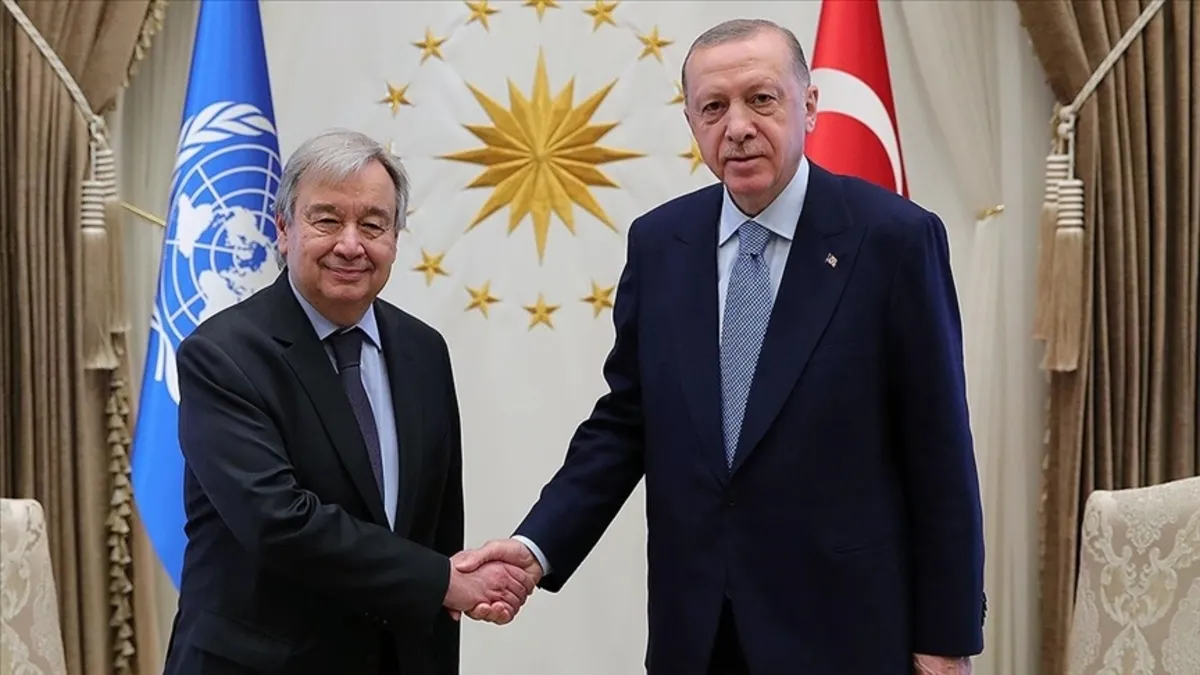 Başkan Erdoğan BM Genel Sekreteri Guterres'i kabul edecek