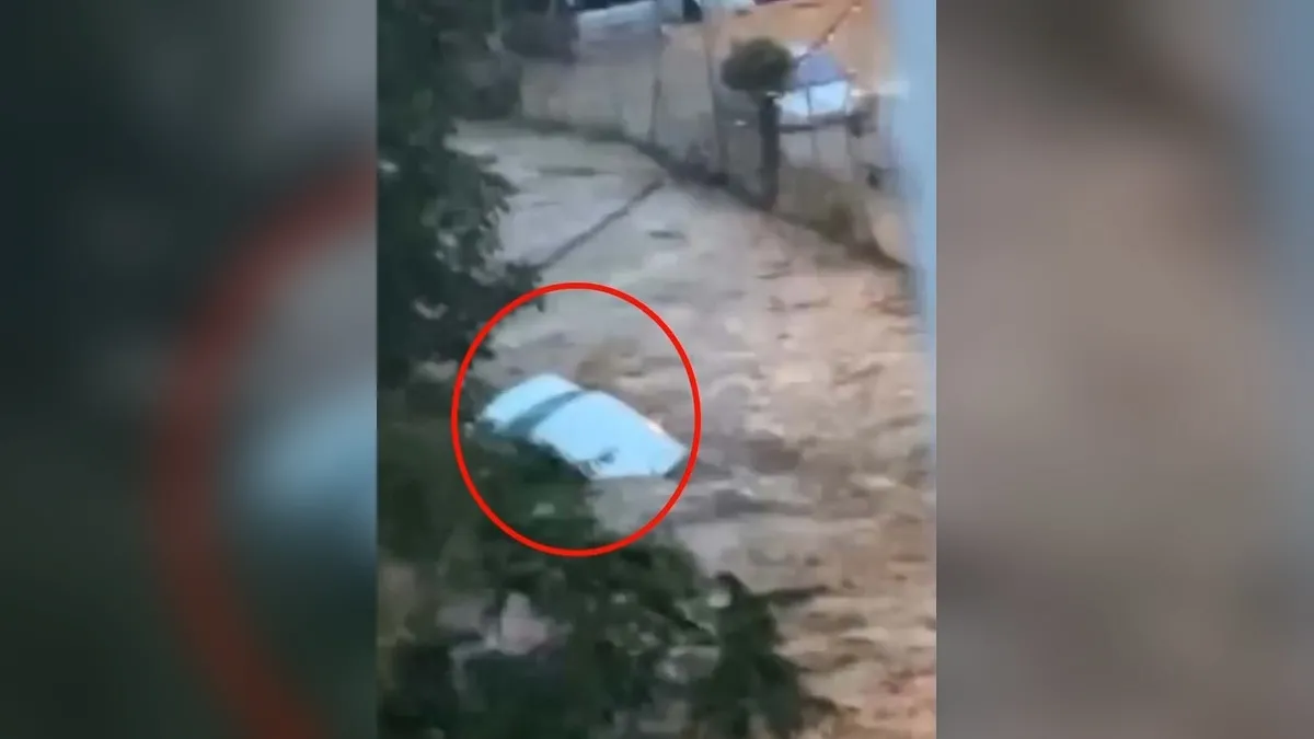 Dehşetin yeni görüntüleri kahretti: İşte sel sularına kapılan Ahmet Derin'in sürüklendiği o anlar - 3