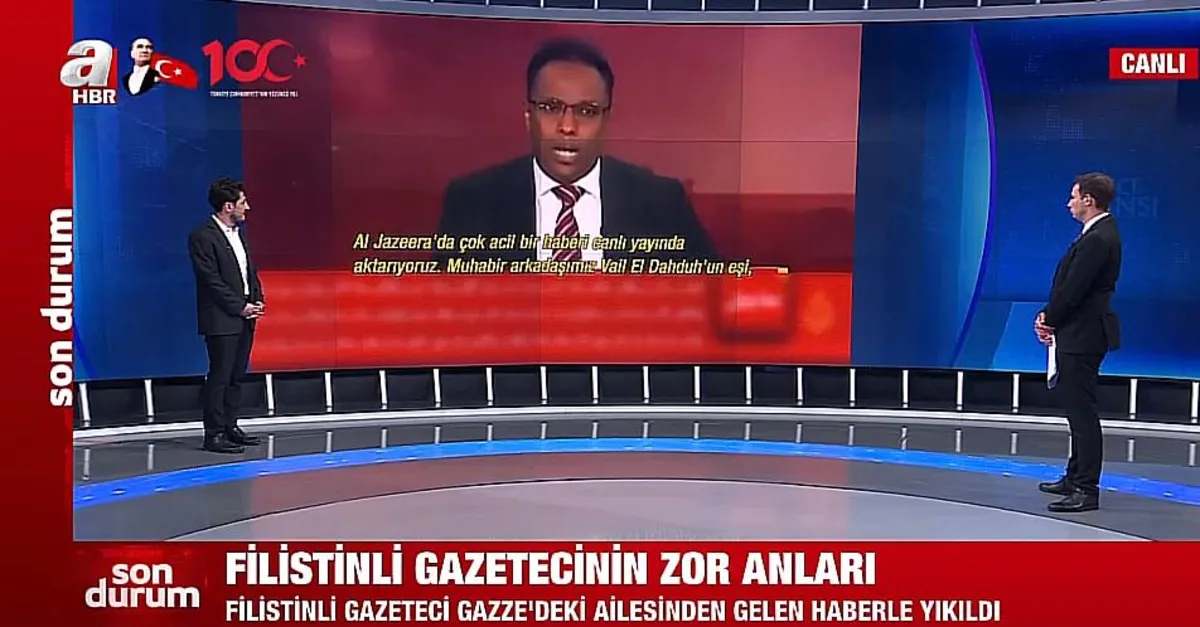 İsrail saldırısı ailesini elinden aldı! Al Jazeera muhabiri acı haberi canlı yayın yaparken aldı
