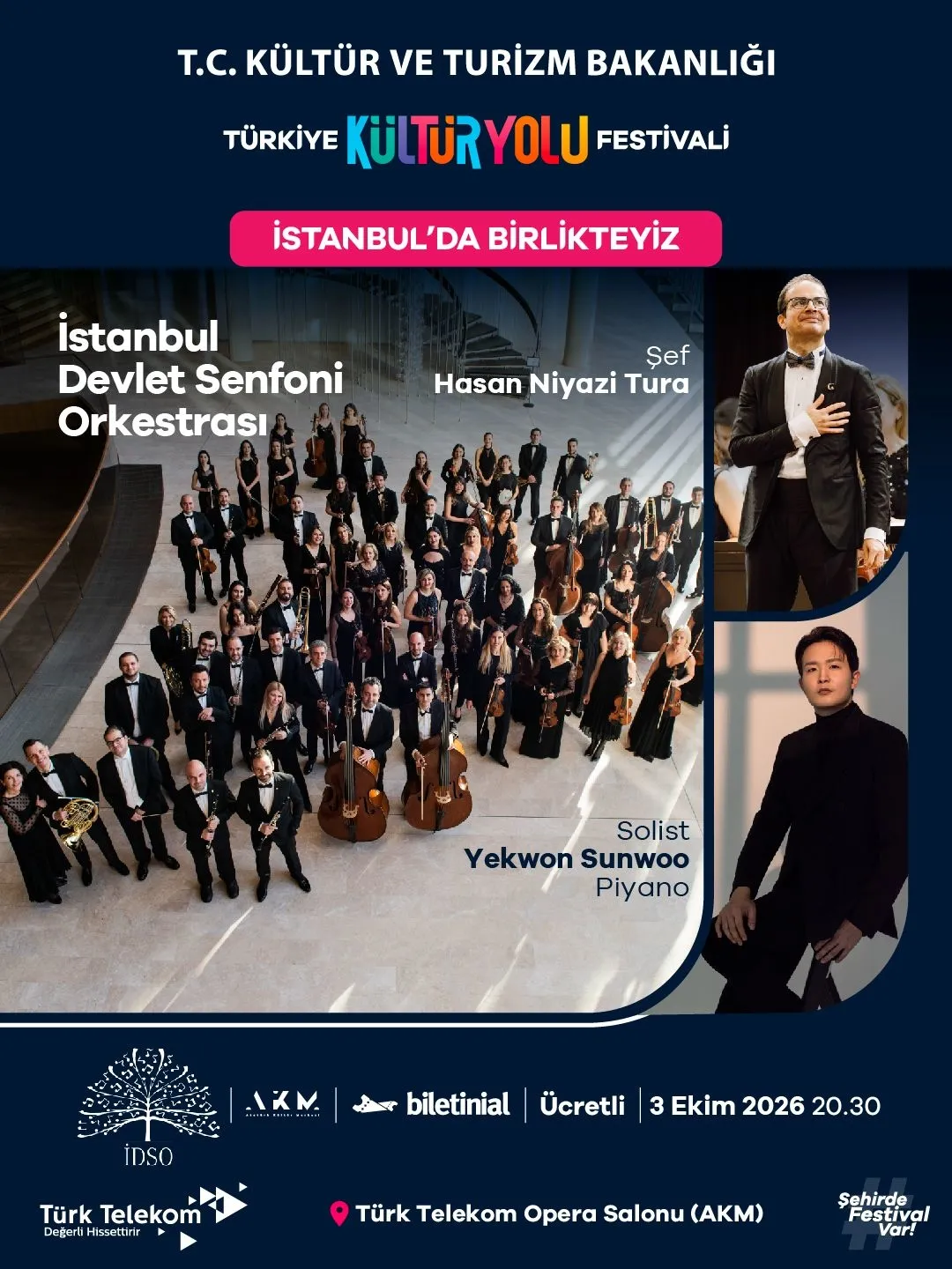 bakan-ersoy-duyurdu-dunya-yildizlari-istanbula-geliyor-1787652635483.jpg AKM, 2027 boyunca çocuk sanatından tiyatroya, opera ve baleden klasik müzik ile caza uzanan beş büyük festivale ev sahipliği yapacak.