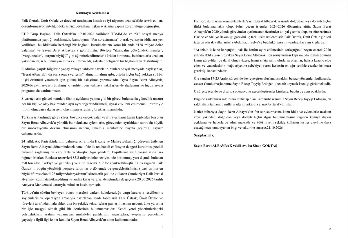 yapay-zekaya-algi-operasyonu-talimati-berat-albayrakin-avukatindan-fon-sorusturmasi-iftiralarina-tokat-gibi-ce-1792588151491.jpeg Yapay zekaya algı operasyonu talimatı! Berat Albayrak'ın avukatından fon soruşturması iftiralarına tokat gibi cevap - 1