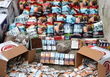 Balıkesir'de kaçak tütün operasyonu