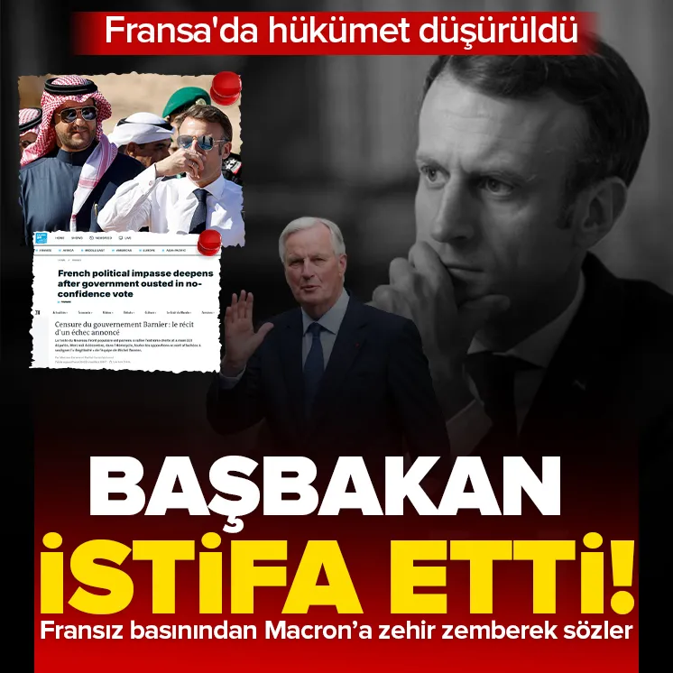 Fransız basını Macronu topa tuttu!