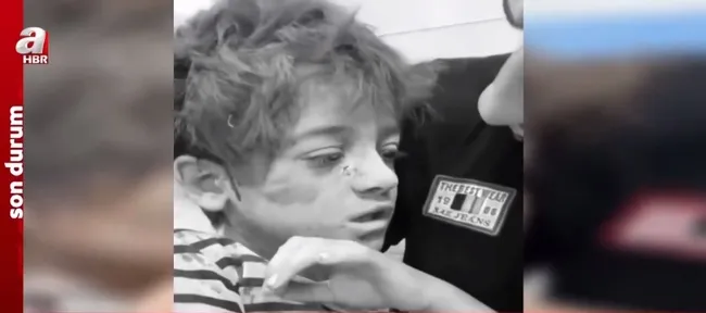 Gazze’de çocuk olmak! Korkutan titreyen çocuk yürekleri yaktı