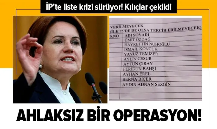 İYİ Parti’de liste krizi sürüyor! İsmail Koncuk: Partide ahlaksız bir operasyon gerçekleştirilmiştir