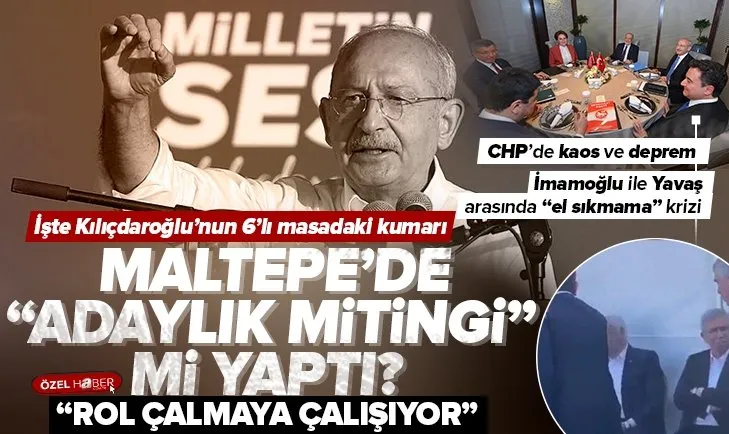 Kemal Kılıçdaroğlu Maltepe’de adaylık mitingi mi yaptı? | Akşam Gazetesi Yazarı Kurtuluş Tayiz: Rol çalmaya çalışıyor!