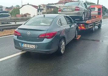 TEM'de yağmur nedeniyle zincirleme kaza