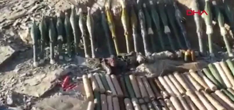 Kıran-6'da PKK'ya ait silah ve mühimmat ele geçirildi