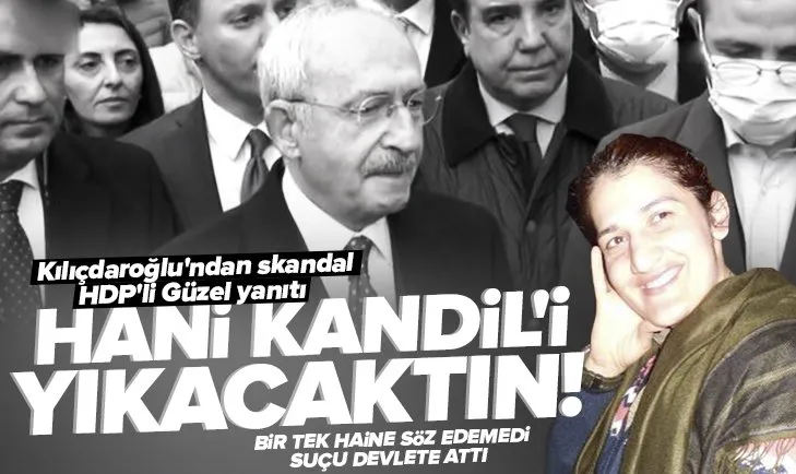 Kemal Kılıçdaroğlu ortağı HDP’yi kızdırmak istemedi! Terör kampında görüntülenen HDP’li Güzel sorusuna skandal yanıt