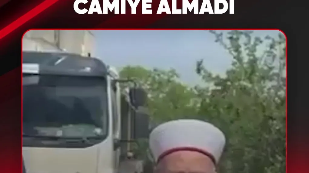 MESCİD-İ AKSA İMAMI'NI CAMİYE ALMADI