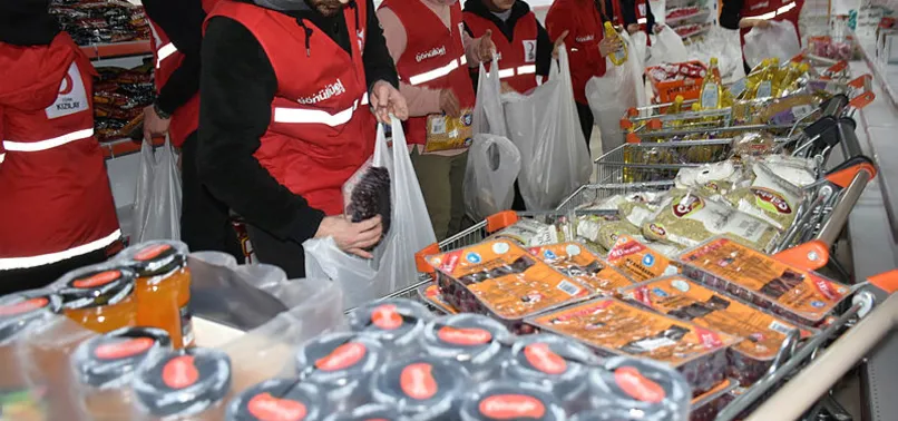 Kızılay depremden etkilenen 4 ilde 5 sosyal market açtı