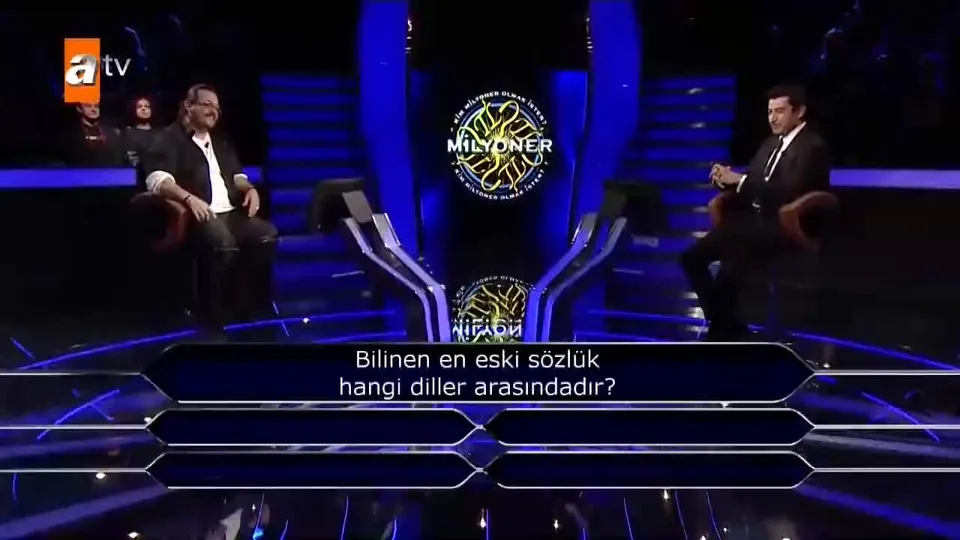 Milyoner’e damga vuran sözlük sorusu!