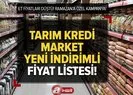 Tarım Kredi Kooperatif Market Ramazan’a özel FİYAT LİSTESİ!